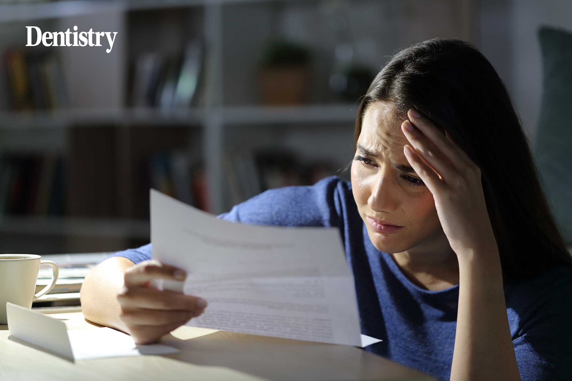 woman receiving a complaint