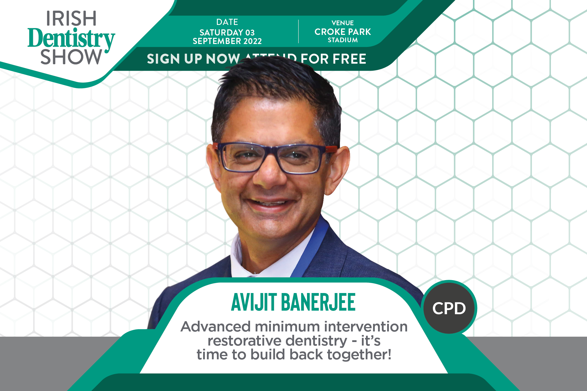 Catch Avijit Banerjee at the Irish Dentistry Show as he tackles advanced minimum intervention restorative dentistry.