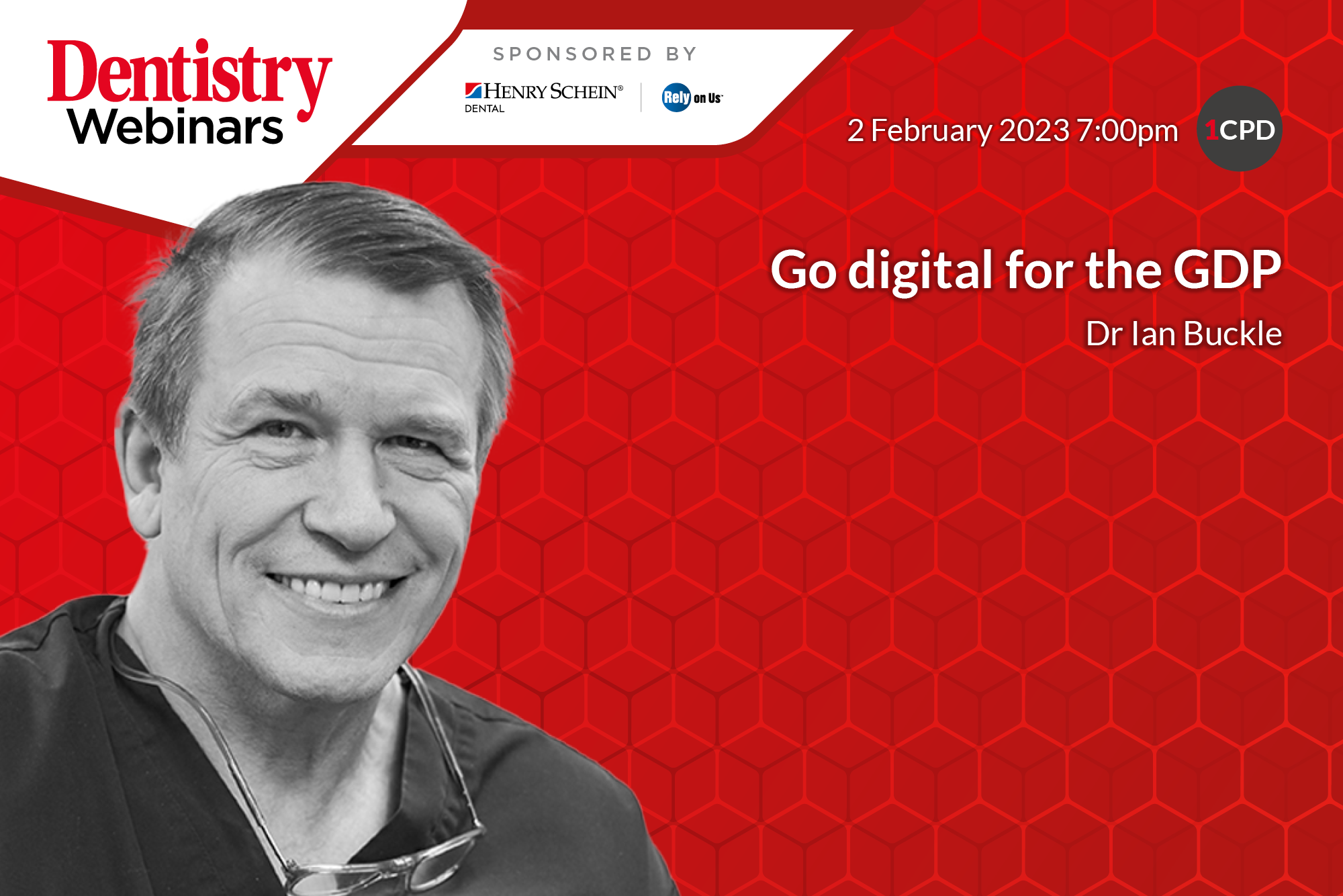 Join Dr Ian Buckle on Thursday 2 February at 7pm as he discusses going digital for the GDP – sign up now!
