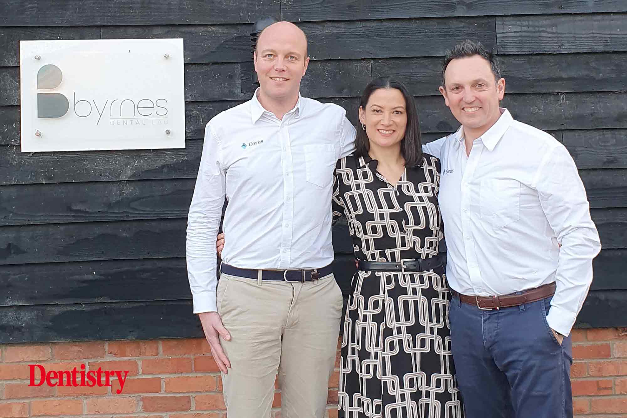 Corus, a global digital dental laboratory group, has expanded into the UK market by joining forces with Byrnes Dental Laboratory.