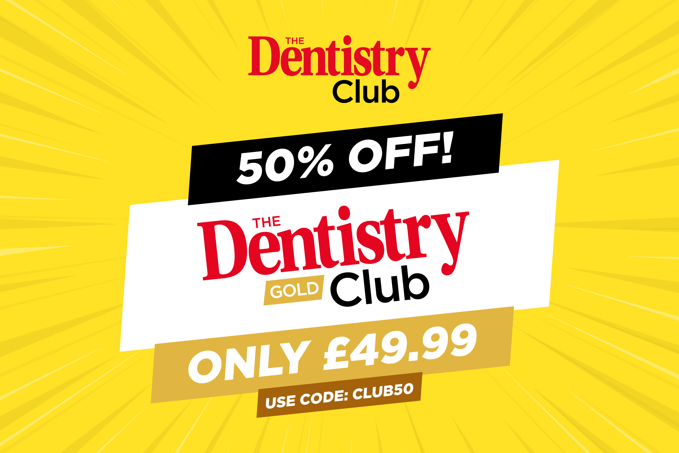 One day only! – get a free Philips toothbrush and 50% off Dentistry Club annual memberships